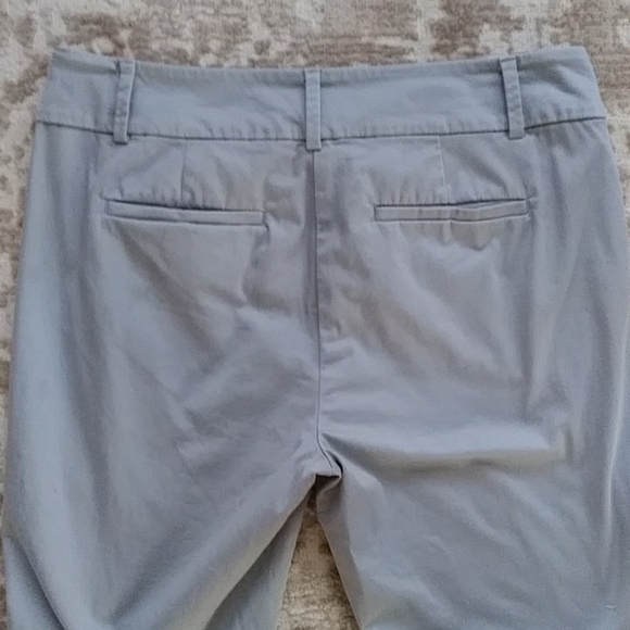 Ann Taylor Outlet Original Crop Pants 4 Petite Grey - Picture 7 of 11
